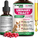 Kat & hund Natural UTI Medicine & Urinary Tract Infection Treatment with Cranberry - Nyre + Brege Support - Bedste Forebyggelse for urininkontinens & Brege Stones - Pet Renal Health