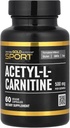 California Gold Nutrition Acetyl-L-Carnitine, 500 mg, 60 Veggie Capsules