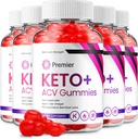 (5 Pack) Premier Keto ACV Gummies - Advanced Formel Premier Keto Plus ACV Gummies Apple Cider Vincious Premier ACV Kosttilskud Anmeldelser Mænd Kvinder (300 Gummies)