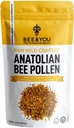 Bee and You Bee Pollen Granules, 16oz (1lb) Bag, 100% Pure, Natural Supplement, Antioxidanter, Proteiner, Vitamin, Aminosyrer, for voksne, Kvinder, Mænd