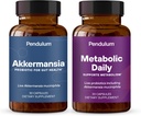 Pendulum Akkermansia & Metabolic Daily Bundle - Live Probiotiske Kosttilskud Styrke Gut Lining, Support GLP-1 Produktion, Understøtter Metabolisme