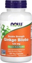 NOW Foods Ginkgo Biloba, 120 mg, 100 Veg Capsules