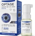 Optase Comfort Dry Eye Spray - Konservering Gratis Kunstige Tårer Drops Alternativ - Dry Eye Drops i en praktisk Spray - Multi- Brug flaske, Kontakt Lens Safe - .58 fl oz