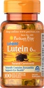 Puritans Pride Lutein 6 Mg Med Zeaxanthin Softels, 100 Greve