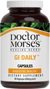 Dr. Morses GI Daily - Gut Cleanse - fordøjelsesstøtte - Intestinal, Samlet Gut Support - Naturopath Formuleret - Marshmallow Root, Slippery Elm Bark, Mullein Leaf - 90 Kapsler - 45 dages forsyning