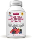 ANDREW LESSMAN Fruit Full Antioxidant Extracts 360 Capsules - 14 Natural Fruit and Berry Extracts. Blåbær, Tranebær, Grape Seed, Pomegranat, Resveratrol, og mere. Let at synke kapsler