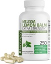 Bronson Melissa Lemon Balm Extra Strength, non-GMO, 250 vegetariske kapsler