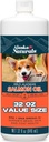 Alaska Naturals Wild Alaska Salmon Fish Oil Supplement for Hunde Hud og Coat med EPA DHA Omega 3 Fedtsyrer flydende mad Topper 32 oz.