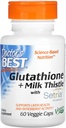 Doctor 's Best Glutathione + Milk Thistle, Understøtter Lever & Antioxidant Aktivitet, Non-GMO, Gluten Free, Soy Free, Vegan 60 Veggie Caps