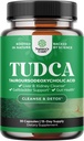 Advanced Bile Salt TUDCA Supplement - Ekstra styrke TUDCA 500mg per servering Bile Salte til Gallablære Nyre og Lever Support - Høj renhed Tauro Ursodeoxycholsyre Lever og Gallablære Cleanse