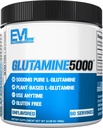 Pure Vegan L- Glutamin Powder Supplement - Evolution Nutrition Nitroxide Booster 5g L Glutamin Supplement for Post Workout Inddrivelse Forbedret Pumper Gut Health Energy og Immunity - Unflavored