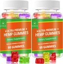 (2 Pack) Hamp Gummies, Fruity Edibles Gummy Advanced 100% Natural High Potency Hamp Seed Extract Gummies - 120 Gummies