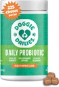 Doggie Dailies Probiotika til hunde - Avanceret hund Probiotika med Prebiotika - fremmer fordøjelsessygdomme - Understøtter immunsystemet og samlet sundhed (Pumpkin) 225 bløde tykkere