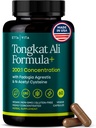 Potent Longjack - Tongkat Ali & Fadogia Agrestis Supplement for Mænd & Kvinder Energi, T Support, Lean Muscle Growth & Recovery, Hormonal Balance, Pre- workout med Vegan NAC Lever Detox & Cleanse
