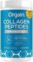 Orgain Collagen + Superfoods med 20 Bedste Grass- Fed Collagen og C-vitamin, Unflavored, 25.6 oz