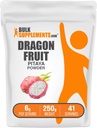 BulkSupplements.com Dragon Fruit Powder - Dragon Fruit Supplement, Pink Pitaya Powder - Gluten Free, 6g per Serving, 250g (8,8 oz) (Pack of 1)
