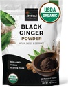 INCAS 100% USDA Organic Thai Black Ginger Powder For Men 2.65 Ounce From Thailand Non GMO Verified Herbal Supplement for Natural Energy & Endurance
