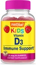 WellYeah Kids Vitamin D3 Gummies - 1000 IU (25 mcg)- Supports Bone Strength and Immunity - Non-GMO, Gluten-Free - Strawberry Flavor - Nutritional Supplement - 60 Servings