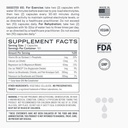 Electrolyte Capsules, Low Carb Natural Replacement Rehydration Salts with Magnesium, Zinc, Calcium, & Sodium (100ct)