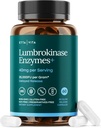Potent Lumbrokinase Supplement 40mg / servering (Max Aktivitet - 800,000 Enheder) - Lumbrokinase Enzymes kapsler til energistøtte, fordøjelse, Detox, kognition & Gut sundhed - svarende til Nattokinase