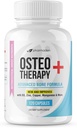 OsteoTherapy + Advanced Bone Support - Vitamin C, MK4 / MK7, Høj Absorberende Calcium, Mangan, Magnesium