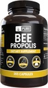 PURE ORIGINAL INGREDIENSER Bee Propolis (365 kapsler) Ingen Magnesium eller ris Fillers, Altid Pure, Lab Verified
