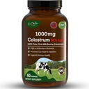 Bovin Colostrum Capsules 1000mg Capsules with Lactoferrin Supplement, Bovin Colostrum Supports Immunsystem, Gut Health & Respiratory System - 60 Bovin Colostrum Capsules by Aamatc Life