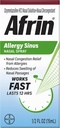Afrin Allergy Sinus Nasal Spray - Hurtig og kraftfuld nasal aftagelighed fra allergi, For voksne og børn 6 År og ældre, 0,50 Fl Oz (Pack of 1)