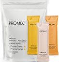 ProMix Nutrition Debloat Prebiotics and Probiotics - Fordøjelsessygdomme, kvalme Relief, Gut Reparation og Bloating Relief for kvinder og mænd - Variety Pack - 12 Serveringer (Pack of 12)