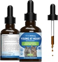 Pet Wellbeing Young at Heart for Cats - Vet- Formulated - Heart Health, Circulatory & Cardiovaskulære System, Hawthorn, Motherwort, Schisandra - Urtetilskud 2 oz (59 ml)