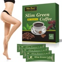 Premium Green Coffee Bean Extract Powder - Gluten-Free Green Coffee Bean Extract Supplements with 10 Natural Health Blends, Instant Coffee, 180g (18 Sachets)