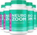 (5 Pack) Neuro Zoom supplement, Neuro Zoom Organic Memory Supporting Formel, Neuro Zoom til at reducere de negative virkninger af Brain Fog, Neuro Zoom bruges til Boost Memory, NeuroZoom anmeldelser (300 kapsler)