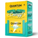 Quantum Energy Square: Energibar med koffein & 10g protein. Lækker sund snack på farten. (Vegansk, Glutenfri, Soy- fri, Dairy- fri) (Caramel Mandel Sea Salt)