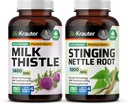 BIO KRAUTER Milk Thistle 250 Kapsler & Stinging Nettle 250 Kapsler
