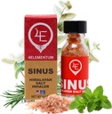 4Elementum Sinus Himalayan salt Inhaler - Infunderes med naturlige eukalyptus, pebermynte og rosmarin - Understøtter Relief fra Allergier, Forfarver, og Congestion