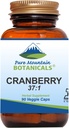 Pure Mountain Botanicals Cranberry Pills Kosher Vegan Kapsler med 400mg Cranberry Concentrate Extract Supplement