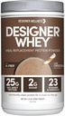 Designer Wellness, Designer Whey Protein Meal Replacement Powder, Organic Superfood Complex Carbs, Vitamins, Minerals, Gluten-Free, Milk Chocolate, 1.72 Pound