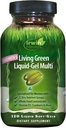 Irwin Naturals Women's Living Green Liquid-Gel Multi Vitamin - 70 Essential Nutrients, Vitamins, Wholefood Blend - Targeted Support - 120 Liquid Softgels
