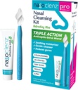 Pro: Nasal Cleansing Kit - Gentle Wand & Nasal Antiseptisk Gel, Næse Renere og Nasal Moisturizer til Tør Næse & Sinus Relief (Mint 1 Greve, op til 120 anvendelser)