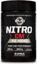 PMD Sports Nitro cm - Nitrooxid med Agmatine Pre Workout Supplement - Muscle Growth Pre Workout med L Arginin - Endurance Boost til hardcore øvelse, træning og Bodybuilding - 90 kapsler