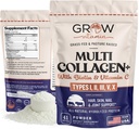 Collagen Multi Collagen pulver til kvinder w / type I, II, III, V & X - Keto Friendly, Hydrolyzed Collagen Peptider Powder Blend w / Biotin & C-vitamin, 41 Servering