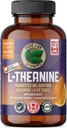 Pure Lab Vitaminer - L- Theanine 125mg, 150 tyggetabletter - L- Theanine supplement til fremme afslapning, dvalestøtte, Mood Support, Brain Memory og Focus supplement - Forbedrer søvnkvalitet