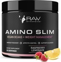 Amino Slim - Slimming BCAA vægttab drik for kvinder, Vegan Aminosyrer, L- Glutamin pulver til indlæg workout Inddrivelse & Fat Burning Budd124; Daglig Appetite Suppressant, Metabolisme Booster Stress Relief