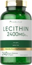 Carlyle Lecithin Supplement- 124; 2400mg - 124; 240 Softgel Kapsler - 124; med naturligt-Ocouring Phospholipid - 124; Non- GMO, Gluten Free