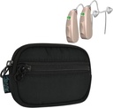 Beautyflier Hearing Aid Pouch, Hearing Aid Case Pocket Størrelse, Hearing Forstærker Carriing opbevaring Bag, Cochlear Implantat Tilbehør, Høreapparat Mini Wallet Purse (sag kun)