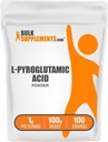 Bulkkaddiments.com L- Pyroglutaminsyre Pulver - Pyroglutaminsyre Kosttilskud, Aminosyre tillæg - for Well- Being, Gluten Free, 1g per servering, 100g (3,5 oz) (Pack of 1)