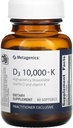 Metagenics D3 10,000 with K2 Soft Gels, 60 Count