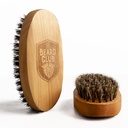 Beard Club Herrebrød Bristle Brush - Birchwood Grooming Tool til Styling, Tammelse og sund beard vækst
