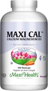 Maxi Health Calcium 1000 mg Supplement with Vitamin D3 (1000 IU) and Magnesium (500 mg) - Bone, Teeth and Joint Support for Men and Women - 360 Capsules - Maxi Cal
