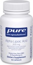 Pure indkapslinger Alpha Lipoic Acid 200 mg - 200mg ALA - Lever & Antioxidant Support * - for Nerve Sundhed & Carb Metabolisme - Vegan & Non- GMO supplement - 60 kapsler